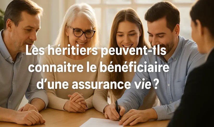 Les héritiers peuvent-ils connaître le bénéficiaire d’une assurance vie ?
