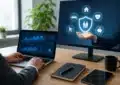 Consultants utilisant ChatGPT pour choisir une assurance vie adaptée