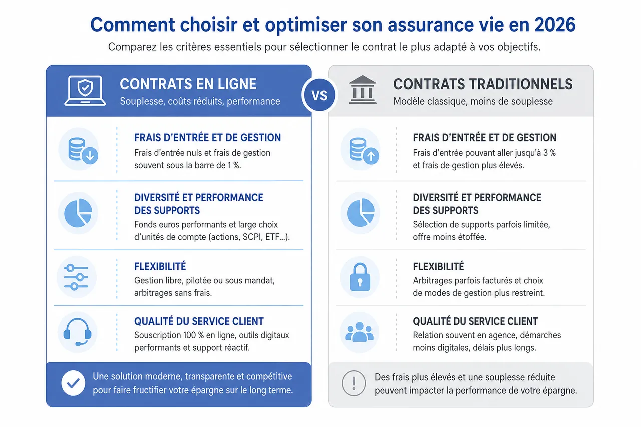 assurance vie en 2026 : fonctionnement, avantages et erreurs à éviter avant de signer , Comment choisir et optimiser son assurance vie en 2026