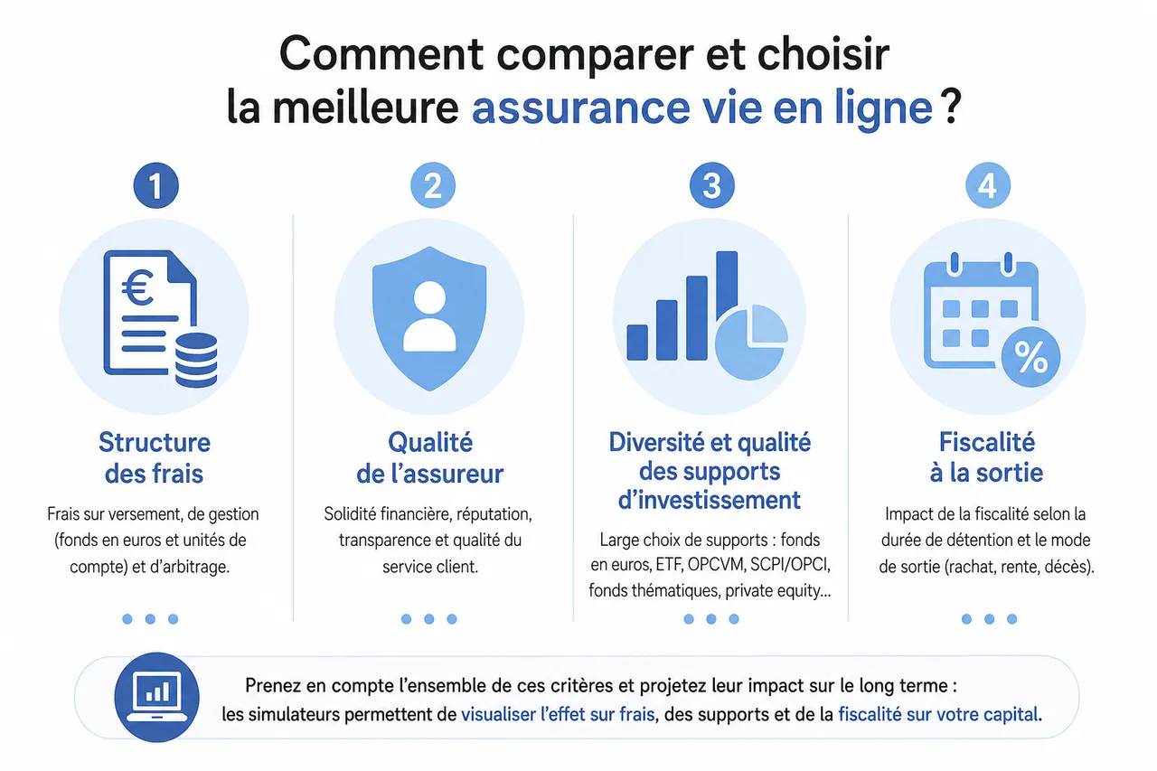 Assurance vie en ligne: comment comparer les contrats et éviter les mauvaises surprises , Comment comparer et choisir la meilleure assurance vie en ligne?