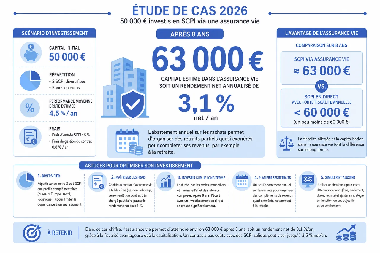 Investir en scpi via une assurance vie, intérêts, risques et erreurs fréquentes à éviter , Étude de cas et conseils d’optimisation