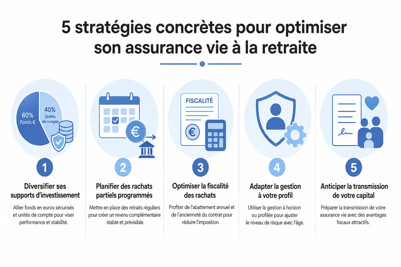 Préparer sa retraite avec une assurance vie grâce à 5 stratégies concrètes pour se créer un complément de revenu , 5 stratégies concrètes pour optimiser son assurance vie à la retraite