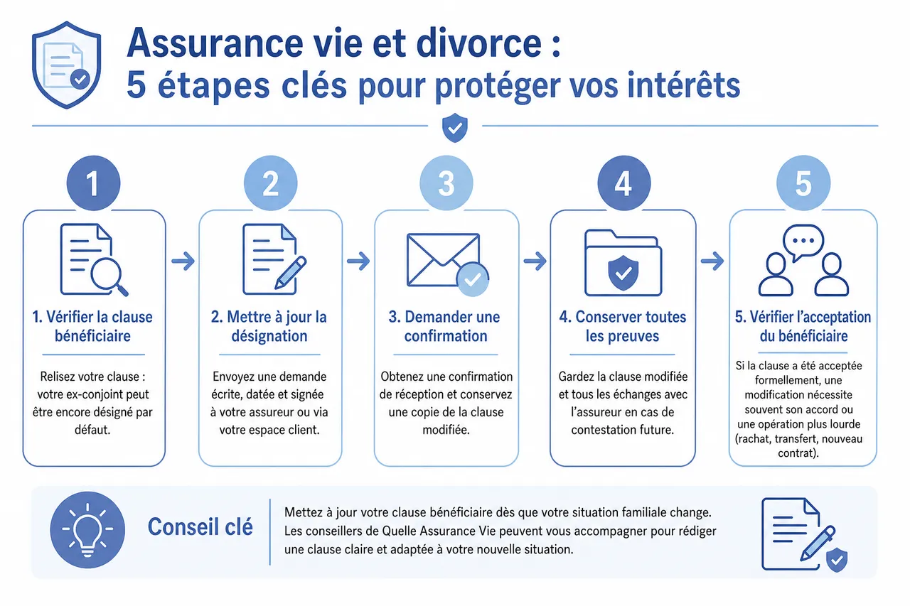 Assurance vie et divorce, que deviennent vos contrats en cas de séparation et comment éviter les conflits? , Procédures et conseils pratiques pour protéger ses intérêts et éviter les conflits