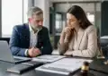 Famille recevant un héritage d'assurance vie au décès du souscripteur