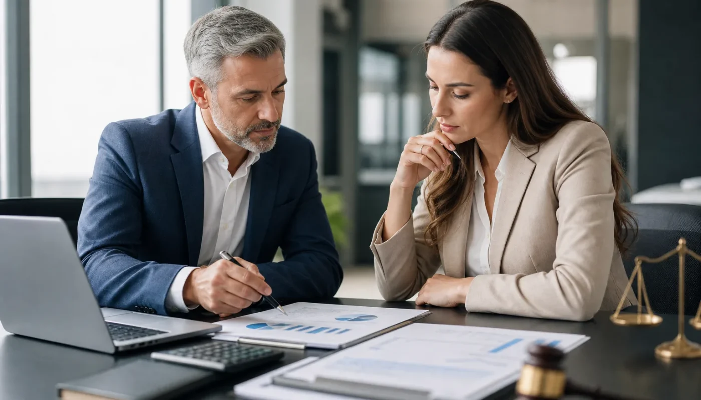Famille recevant un héritage d'assurance vie au décès du souscripteur
