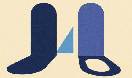 Deux monolithes identiques vus de face projettent deux ombres differentes, l'une pleine, l'autre creuse