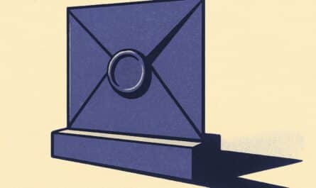 Illustration editoriale d une enveloppe scellee posee sur un socle, symbole du taux d assurance vie 2026 encore non annonce