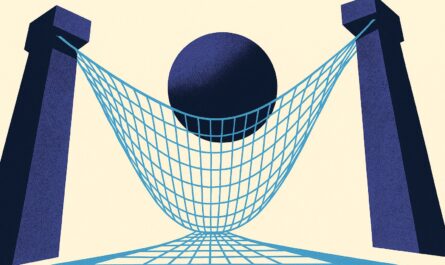 Illustration : une sphere massive reposant dans un filet de securite tendu entre deux piliers, image de la garantie en capital d'un fonds en euros
